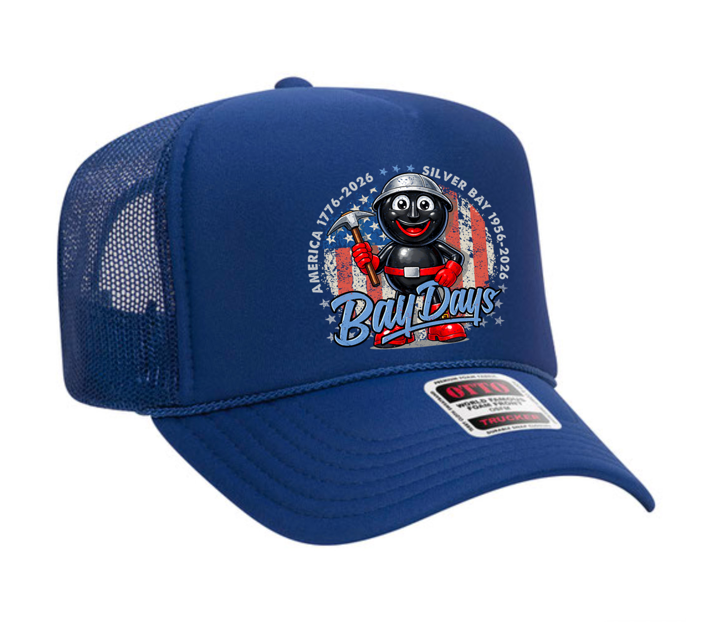 Bay Days Anniversary Trucker Hat - Royal