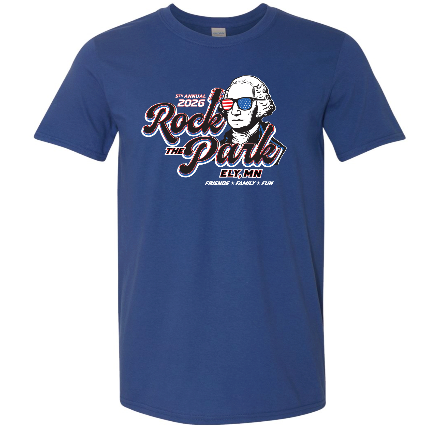 Rock the Park Tee - Deep Royal